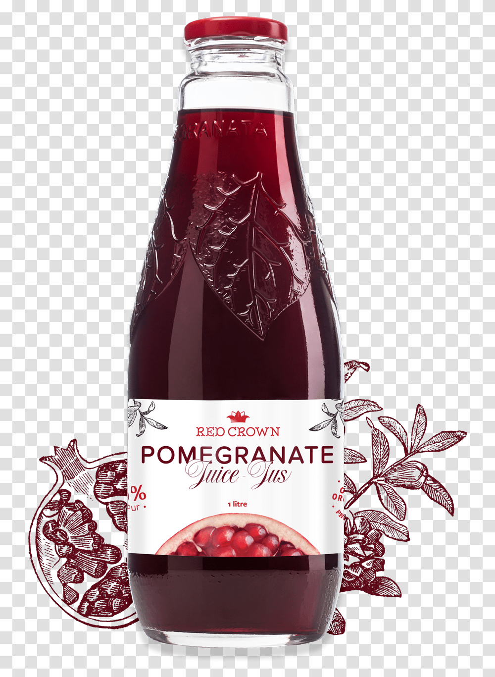 Red Crown Pomegranate Juice, Red Wine, Alcohol, Beverage, Drink Transparent Png
