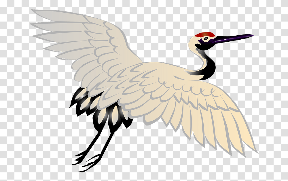 Red Crowned Crane Bird Clipart Sandhill Crane, Animal, Dinosaur, Reptile Transparent Png