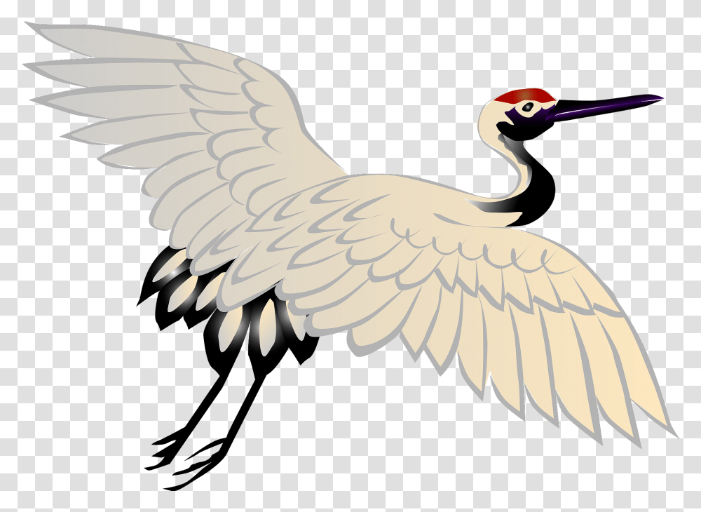 Red Crowned Crane Bird Clipart Sandhill Crane Clipart, Animal, Dinosaur, Reptile Transparent Png