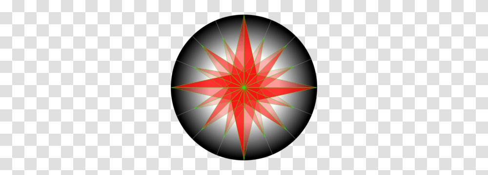 Red Crystal Compass Rose Clip Art, Flag, Lamp, Star Symbol Transparent Png