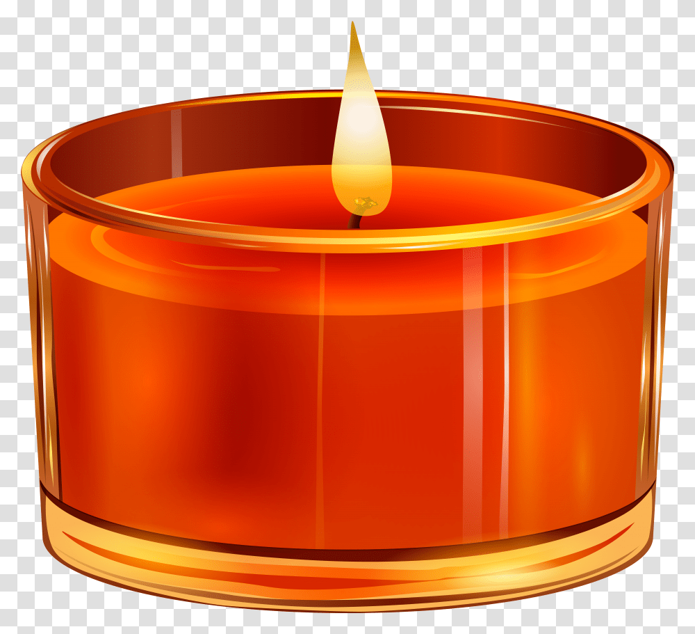 Red Cup Candle Clip Art Transparent Png