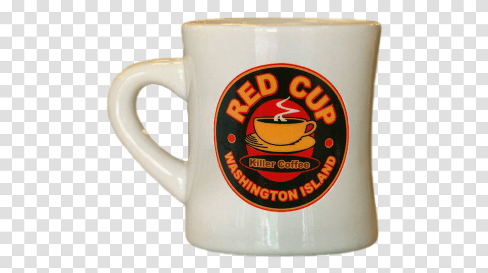 Red Cup Coffee Coffee Cup, Tape, Milk, Beverage, Drink Transparent Png