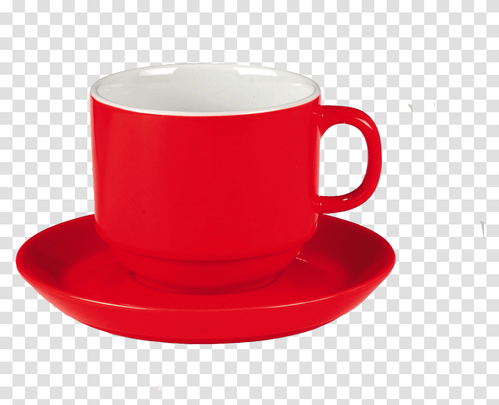 Red Cup Image Cup, Saucer, Pottery, Coffee Cup, Tape Transparent Png