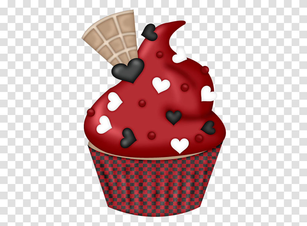 Red Cupcake Clipart Love Cupcakes, Cream, Dessert, Food, Creme Transparent Png