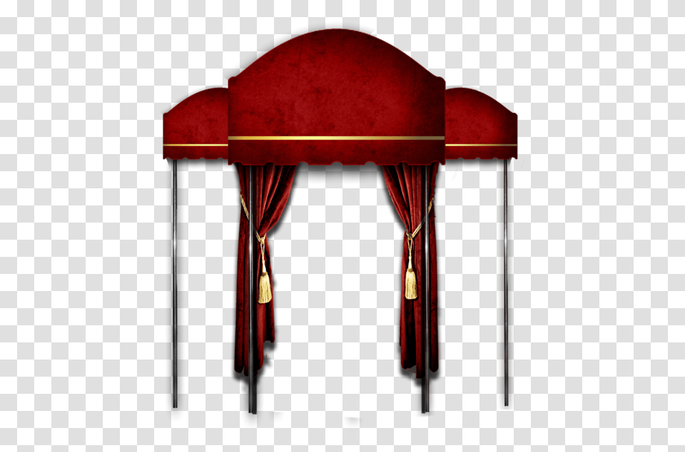 Red Curtain And Canopy Entrance Red Curtain For Canopy, Lamp, Lighting, Patio Umbrella, Stage Transparent Png