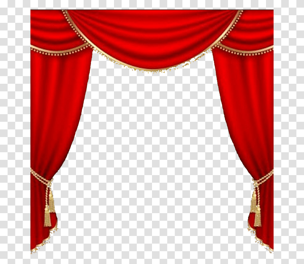 Red Curtain Free Curtain, Stage, Indoors, Room, Person Transparent Png