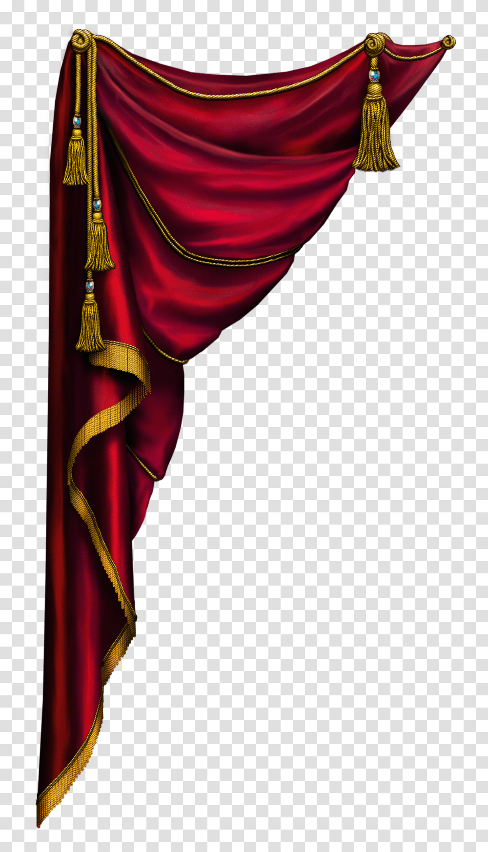 Red Curtain Left Miscellaneous Images Curtains, Dance Pose, Leisure Activities, Silk Transparent Png