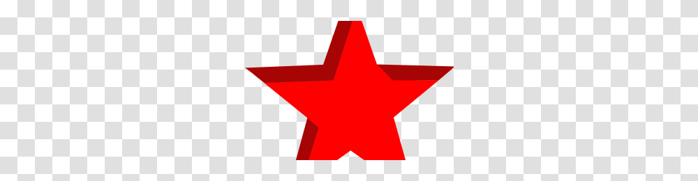 Red Curved Arrow Image, Star Symbol Transparent Png