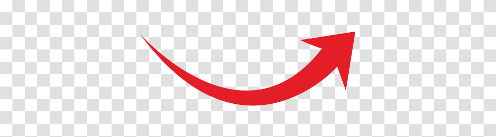 Red Curved Arrow Red Curved Arrow, Logo, Trademark Transparent Png