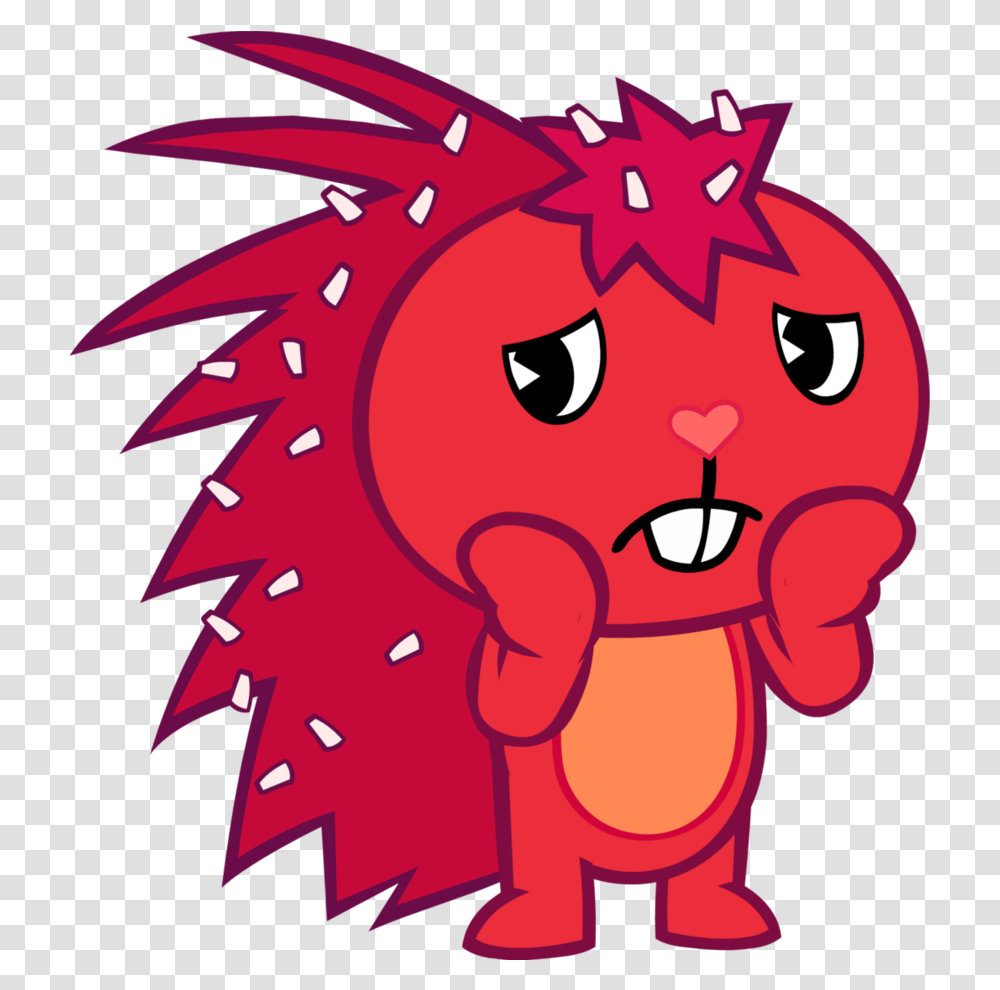 Red Dandruff Porcupine By Nemaohtf Happy Tree Friends Flaky Happy Tree Friends, Animal, Graphics, Art, Dragon Transparent Png