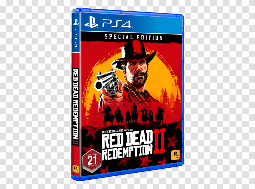 Red Dead Redemption 2 Ps4 Pl, Poster, Advertisement, Person, Human Transparent Png