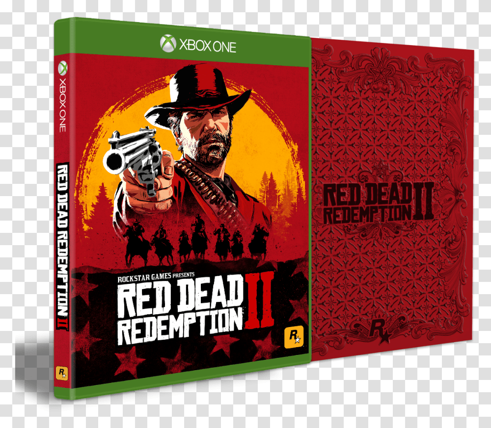 Red Dead Redemption 2 Steelbook Edition Rockstar Games Red Dead Redemption 2 Pc Download, Person, Advertisement, Poster, Text Transparent Png