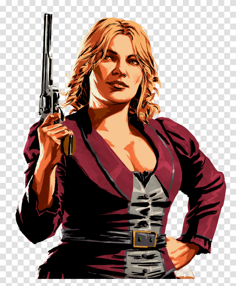Red Dead Redemption, Game, Person, Female, Long Sleeve Transparent Png