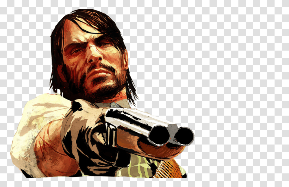 Red Dead Redemption, Game, Person, Human, Weapon Transparent Png
