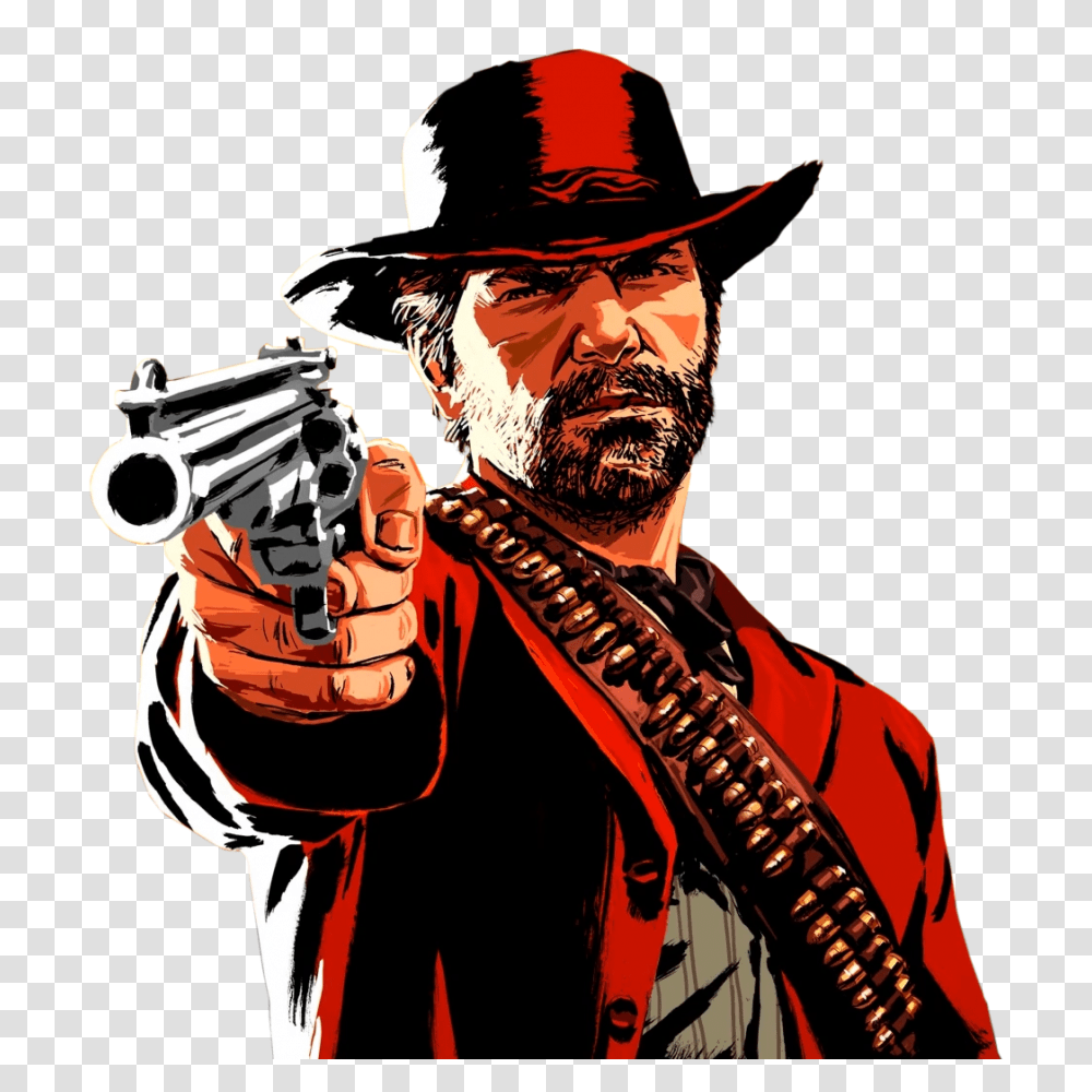 Red Dead Redemption, Game, Weapon, Weaponry, Person Transparent Png