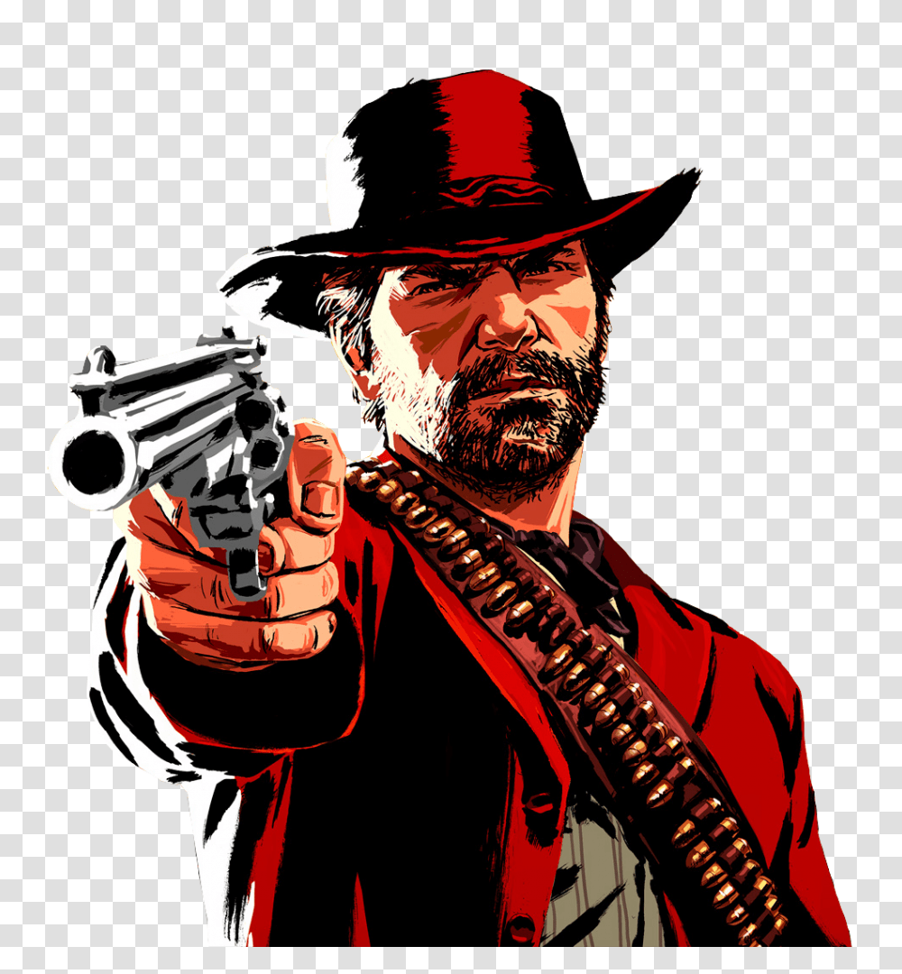 Red Dead Redemption, Game, Weapon, Weaponry, Person Transparent Png