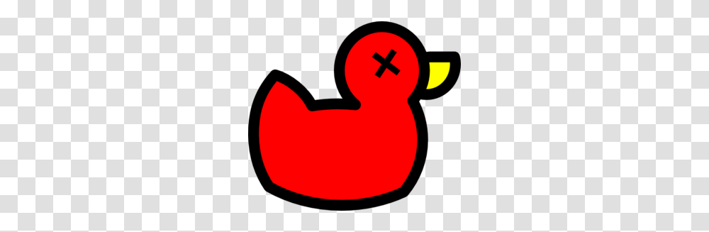 Red Dead Rubber Duck Clip Art, Bird, Animal, Silhouette, Waterfowl Transparent Png