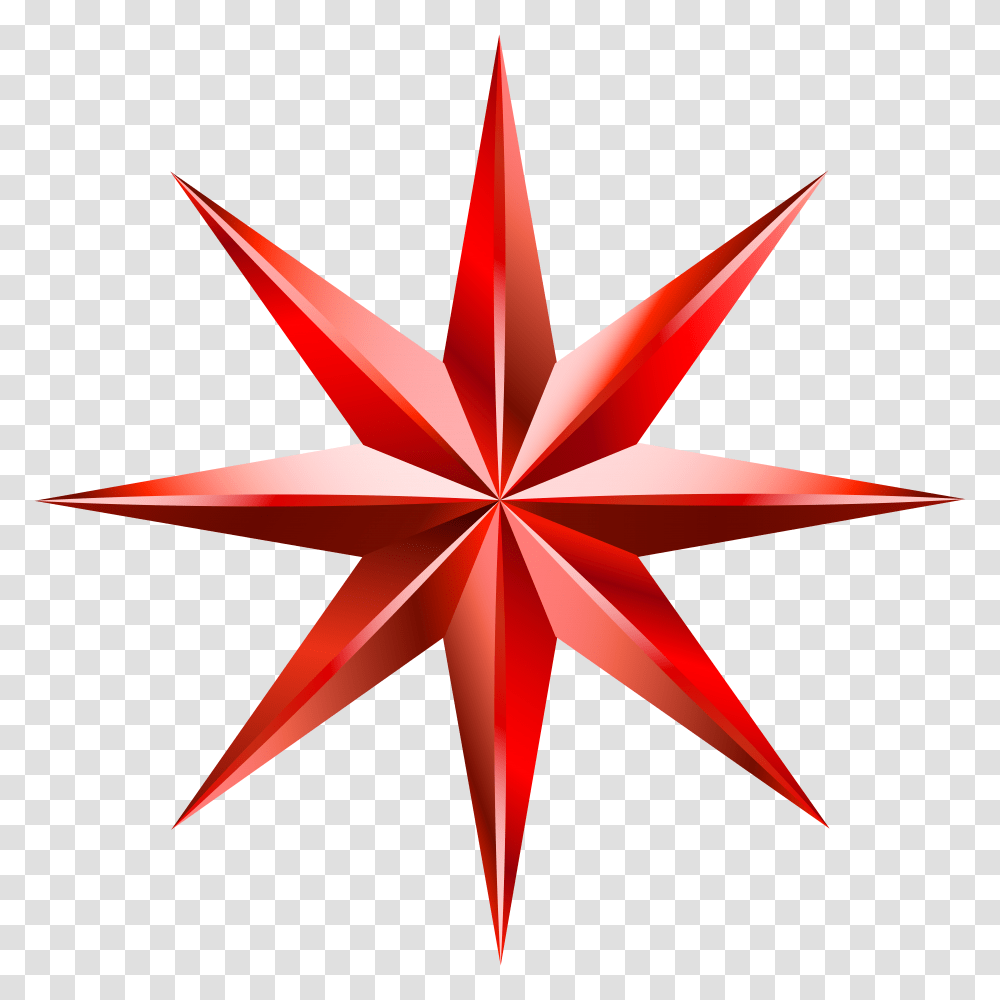 Red Decorative Star Clip Art, Leaf, Plant, Star Symbol Transparent Png