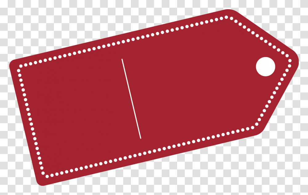 Red Diagonal Pencil Banner White Dot Border Colorfulness, Label, Sticker, Wallet Transparent Png