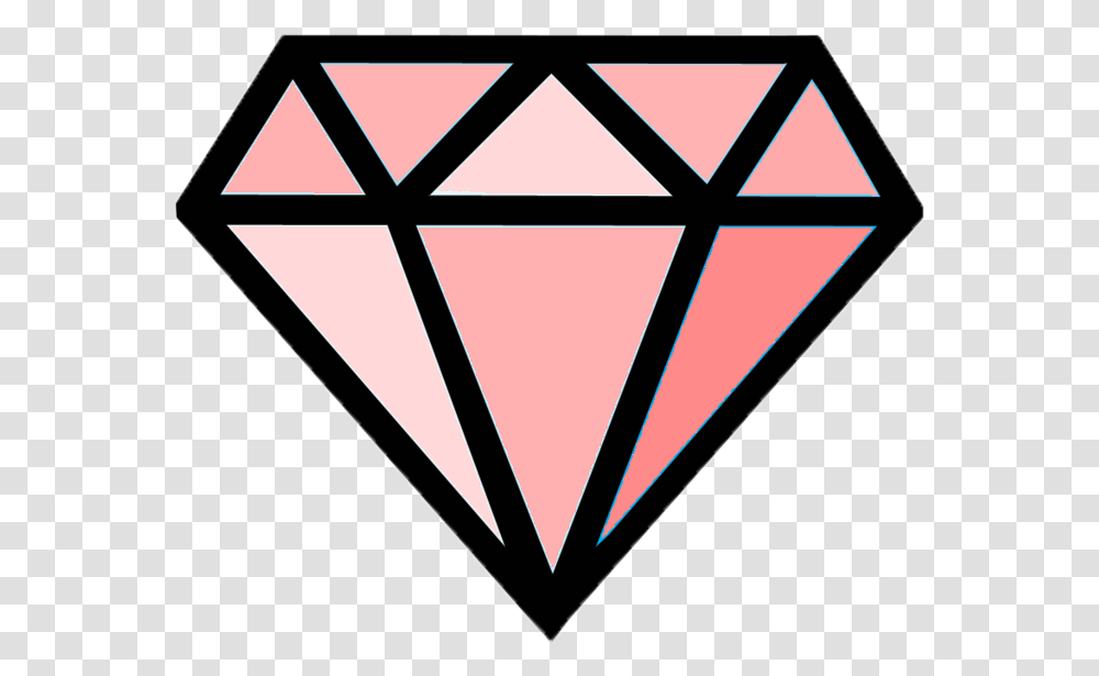 Red Diamond Diamond Cartoon, Triangle, Toy, Kite, Gemstone Transparent Png