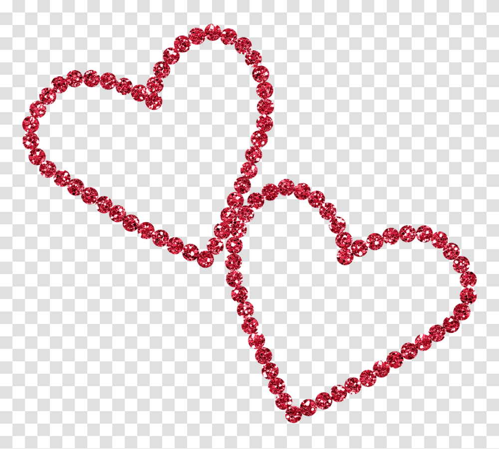 Red Diamond Hearts Clipart Transparent Png