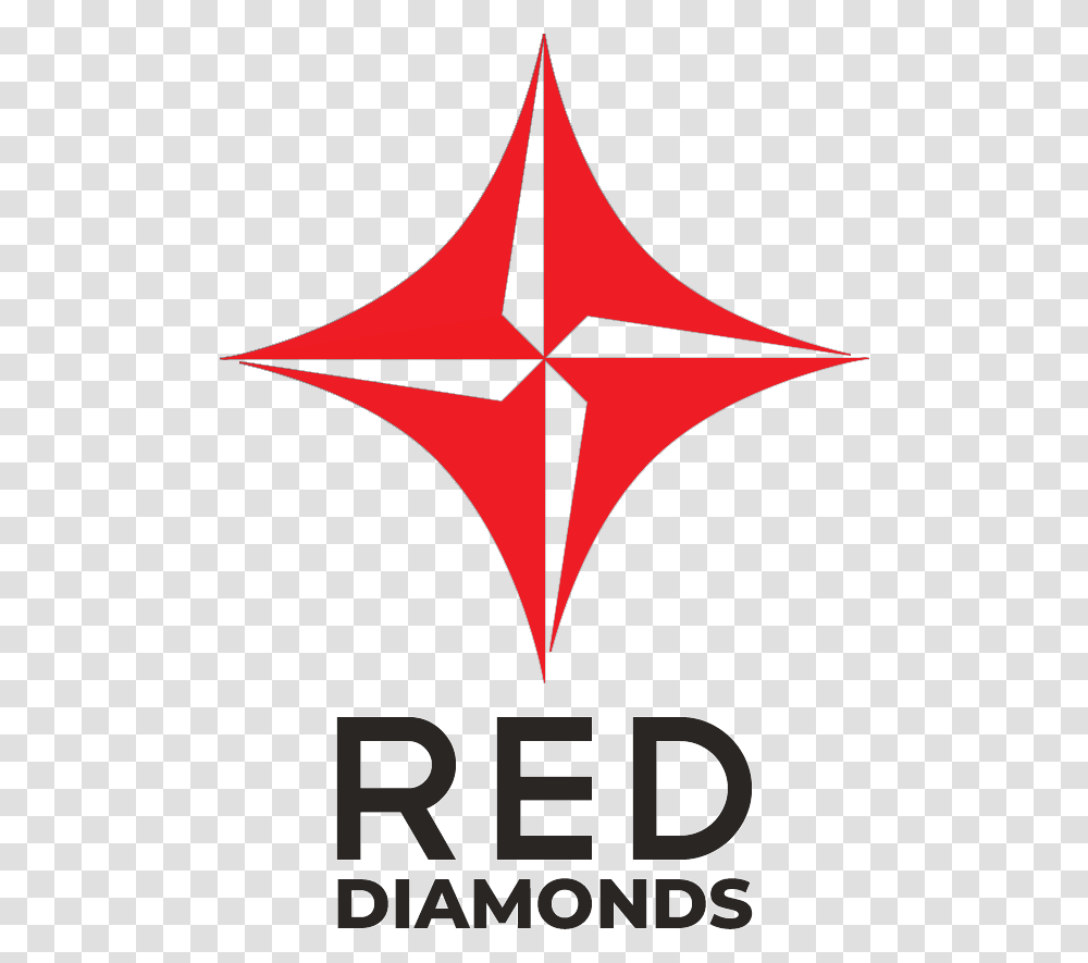 Red Diamonds Emblem, Symbol, Star Symbol, Text, Logo Transparent Png