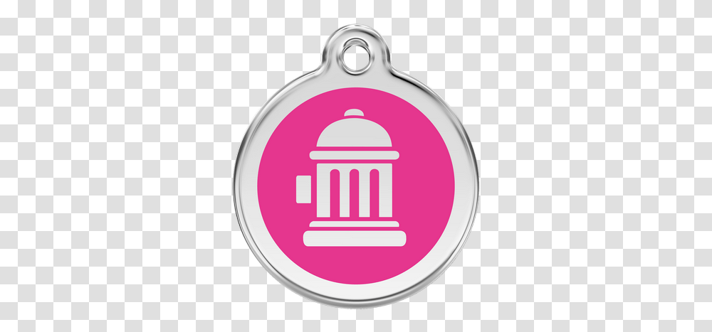 Red Dingo Dog Tag Fire Hydrant Hot Pink Pet Tag, Logo, Symbol, Trademark Transparent Png