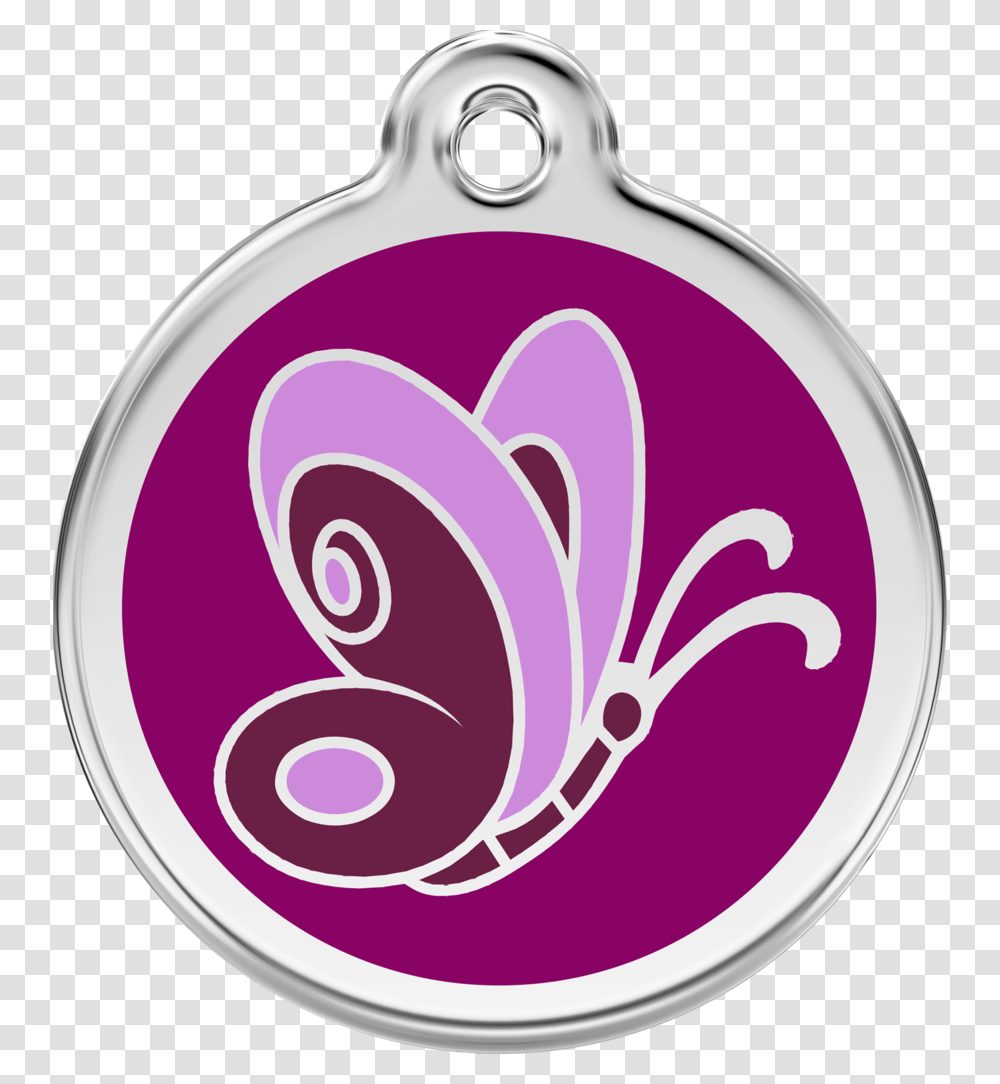 Red Dingo Stainless Steel Amp Enamel Purple Butterfly Red Dingo, Pendant, Ornament, Jewelry, Accessories Transparent Png