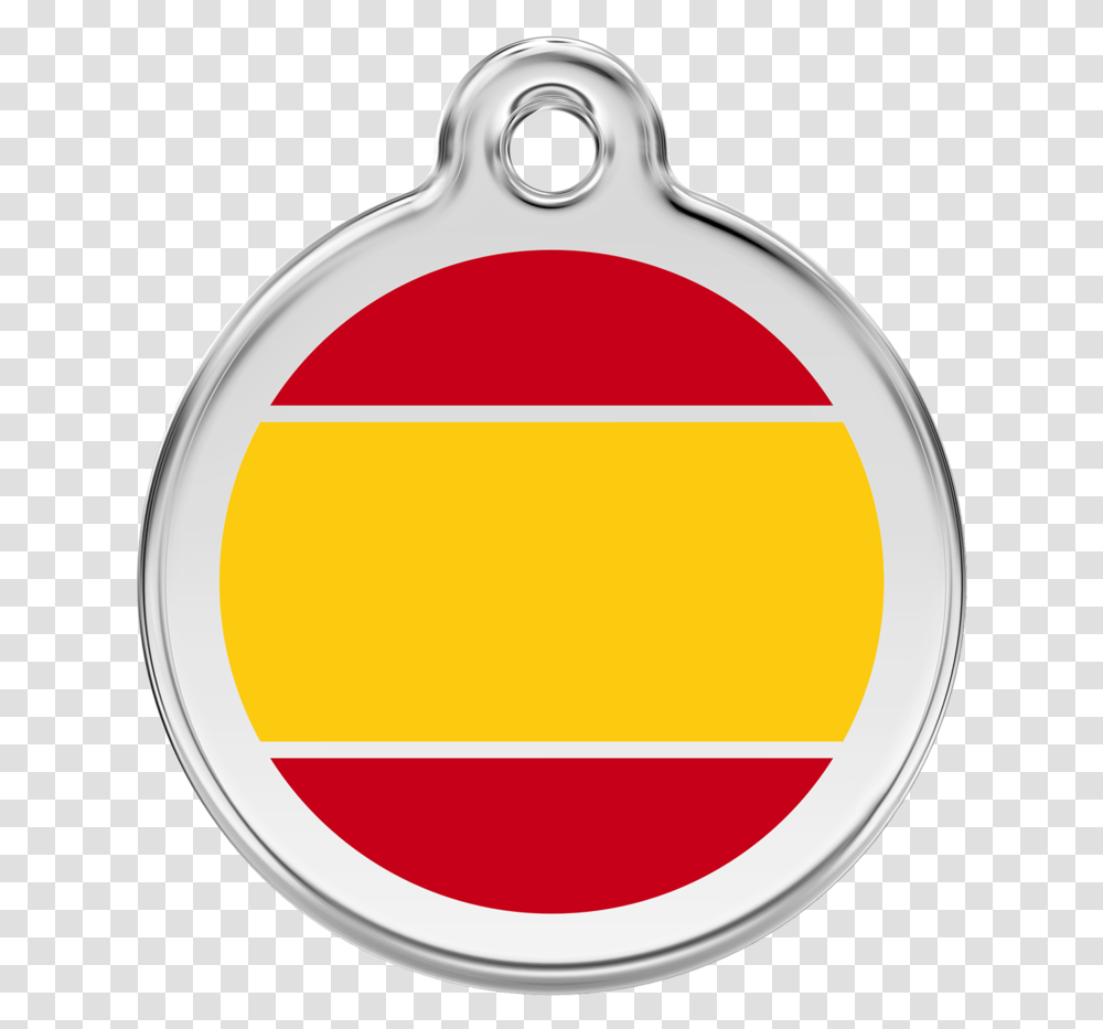Red Dingo Stainless Steel Amp Enamel Spanish Flag Dog Bliksem, Pendant, Accessories, Accessory Transparent Png