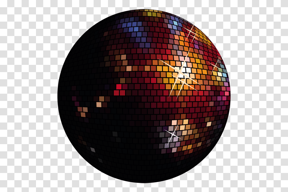 Red Disco Ball Disco Ball, Sphere, Bird, Animal, Art Transparent Png