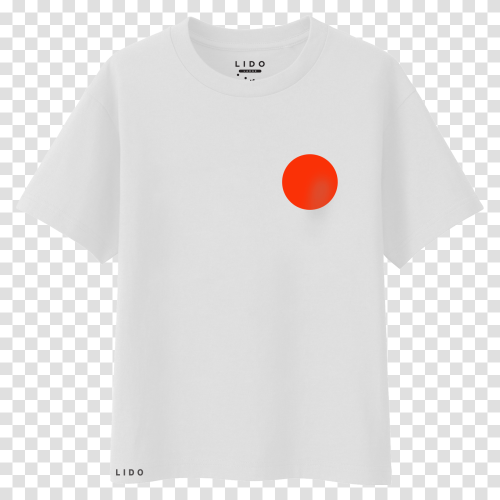 Red Dot Iou Tee Active Shirt, Apparel, T-Shirt, Sleeve Transparent Png