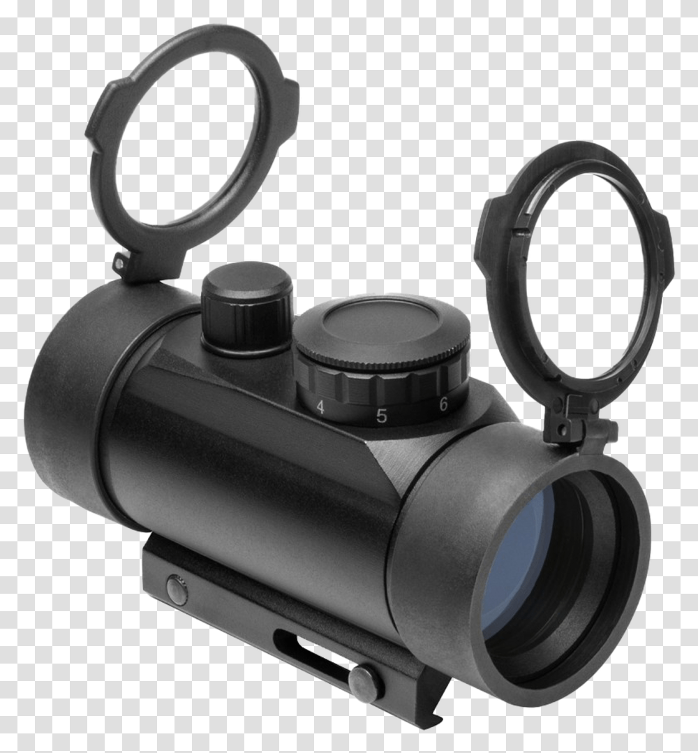 Red Dot Sight Telescopic Sight, Binoculars Transparent Png