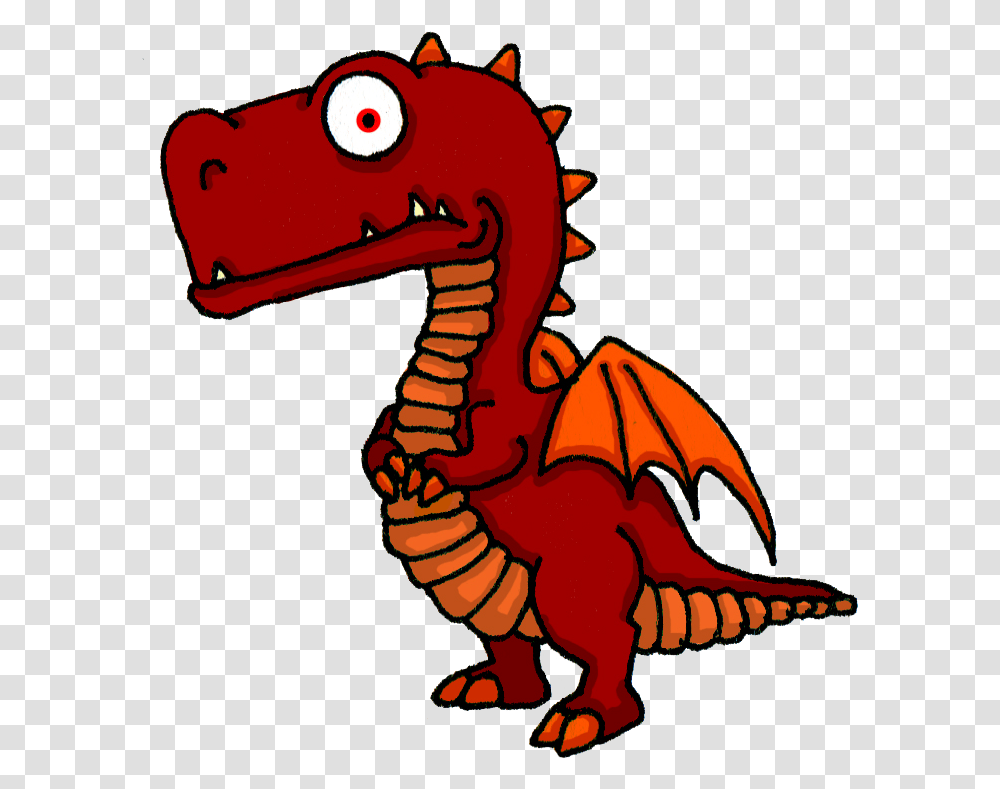 Red Dragon Cartoon, Animal, Dinosaur, Reptile Transparent Png