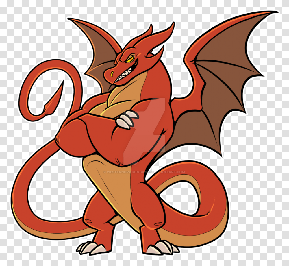 Red Dragon Clipart Cartoon Red Dragon, Animal, Wildlife Transparent Png