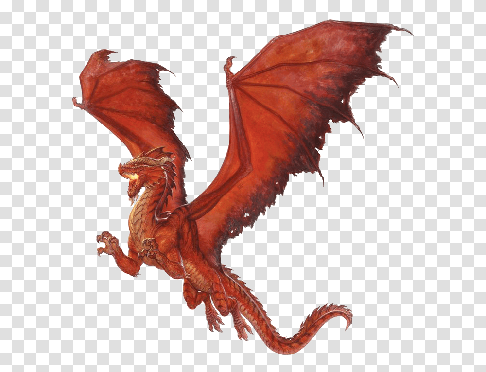 Red Dragon Dnd, Dinosaur, Reptile, Animal, Chicken Transparent Png