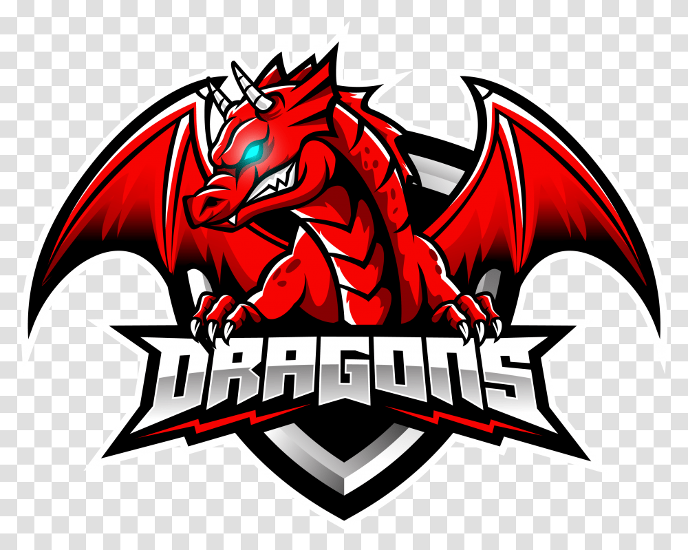 Red Dragon Esports Logo Design By Logo Esport Dragon Transparent Png