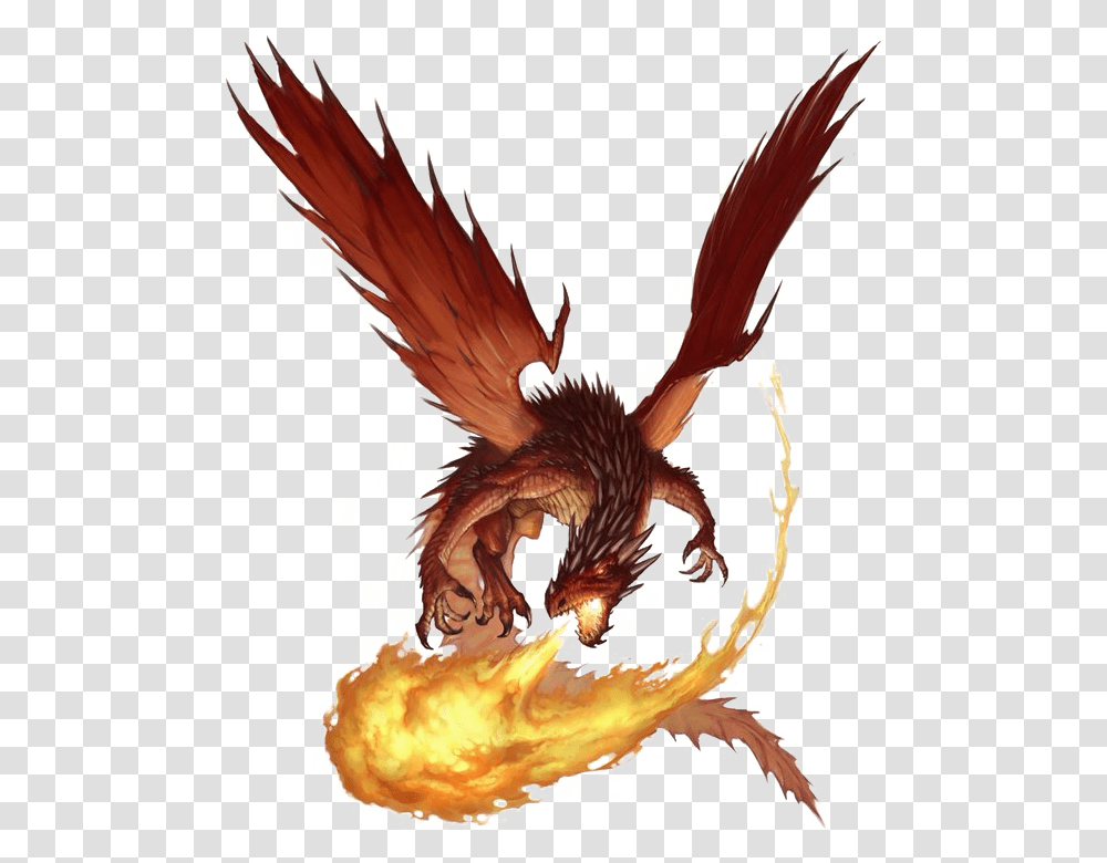 Red Dragon Image Young Red Dragon Dnd, Bird, Animal, Chicken, Poultry Transparent Png