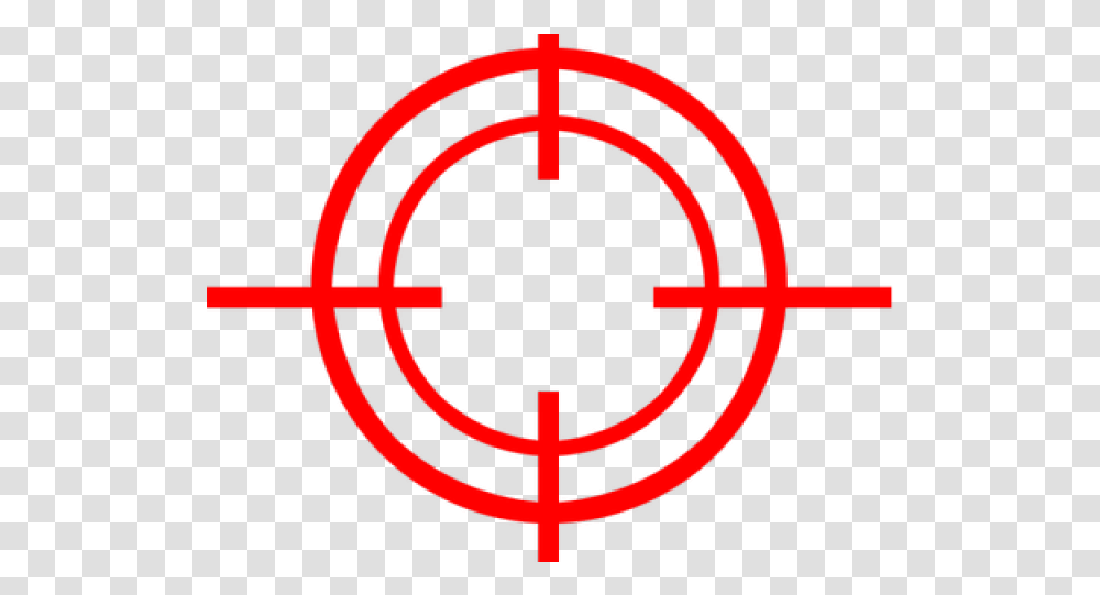 Red Drawn Circle Gun Target Background, Cross, Symbol, Pattern, Ornament Transparent Png