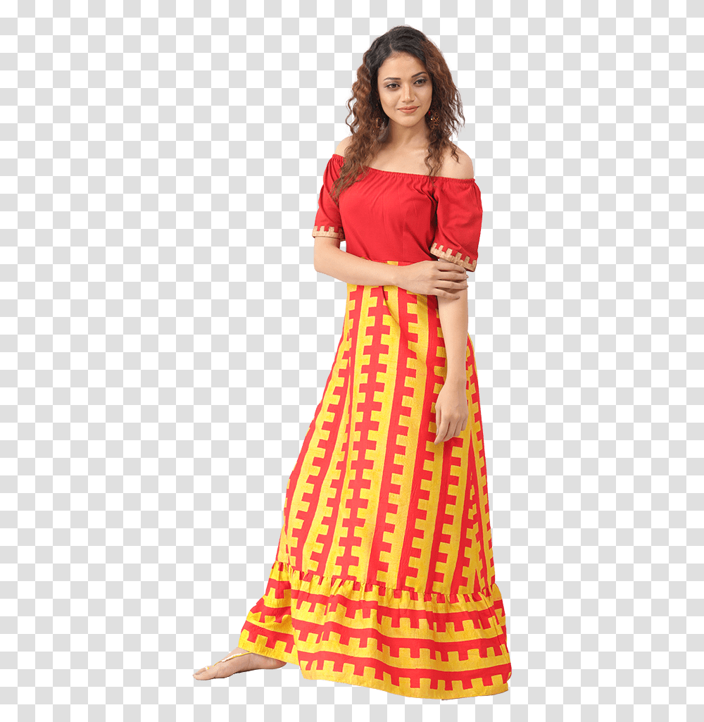 Red Dress Bahubali 2 Dress Online, Female, Person, Woman Transparent Png