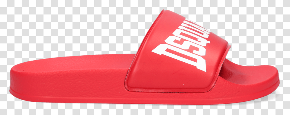 Red Dsquared2 Flip Flops Icon Kid Slide 2 Solid, Text, Word, Logo, Symbol Transparent Png