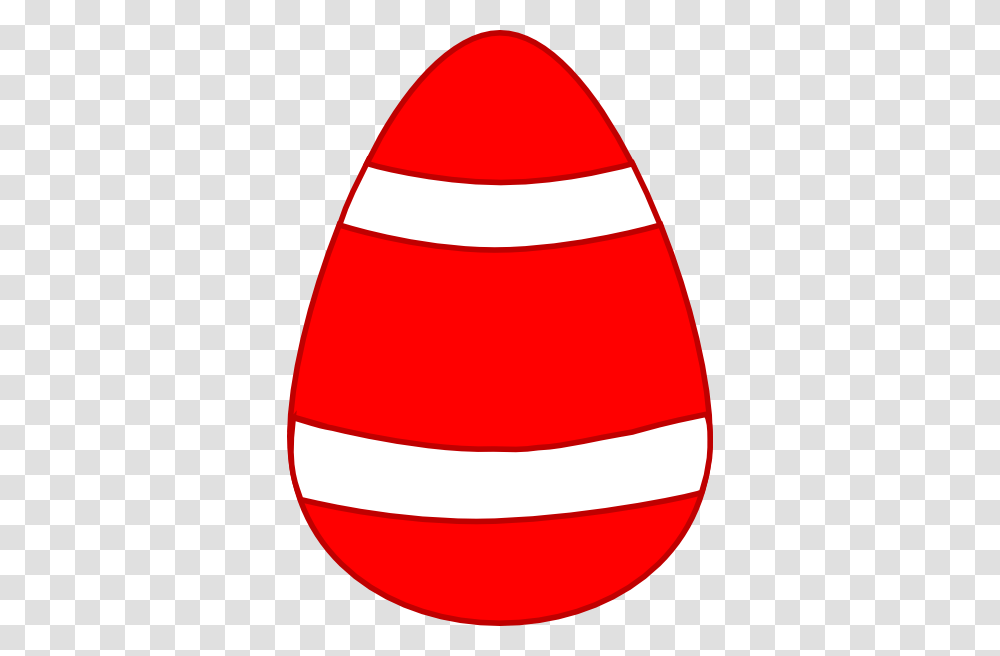 Red Egg White Curved Stripes Dark Red Border Clip Art, Easter Egg, Food Transparent Png