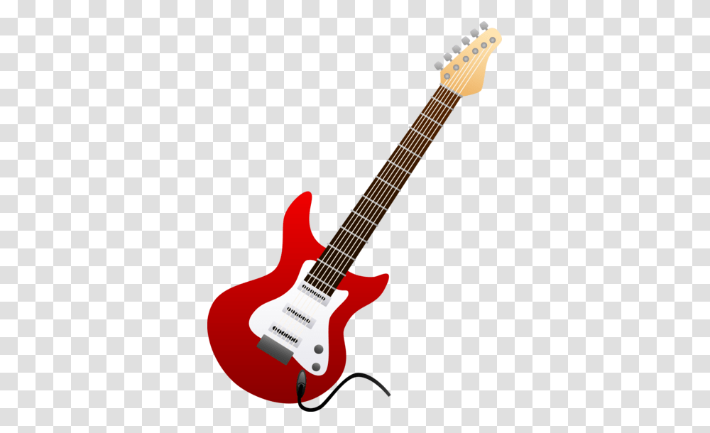 Red Electric Guitar Design Scrapbook Music Guitar, Leisure Activities, Musical Instrument, Bass Guitar Transparent Png