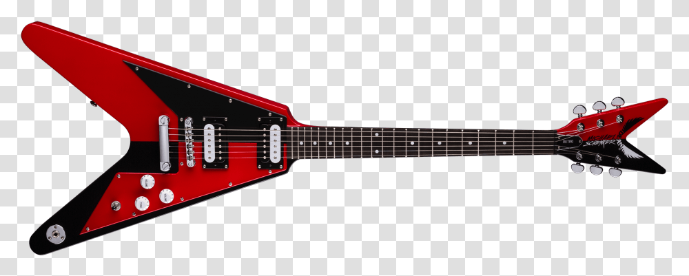 Red Electric Guitar Picture Dean V, Leisure Activities, Musical Instrument, Bass Guitar, Mandolin Transparent Png