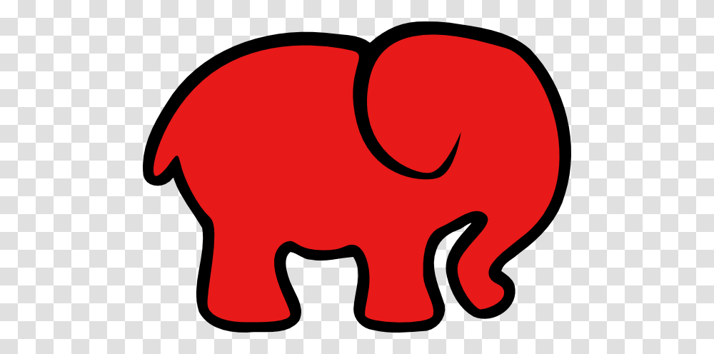 Red Elephant Clip Art, Piggy Bank, Cow, Cattle, Mammal Transparent Png