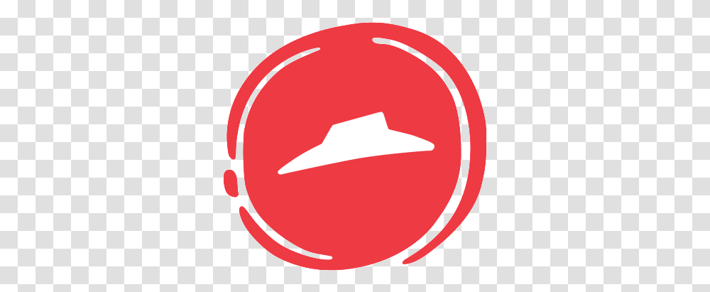 Red Emblem Pizza Hut Logo Pizza Hut Roof Logo, Baseball Cap, Hat, Apparel Transparent Png