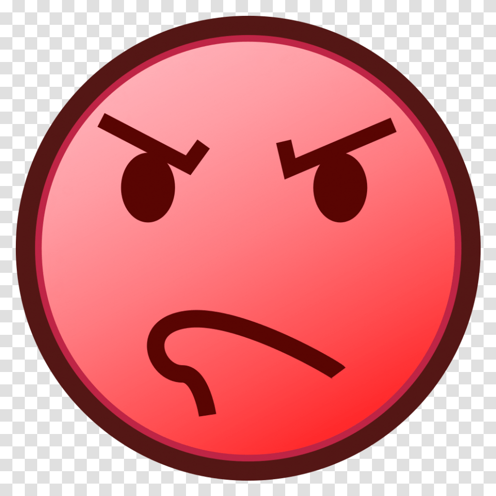 Red Emoji Angry Face Emoji Rage Transparent Png