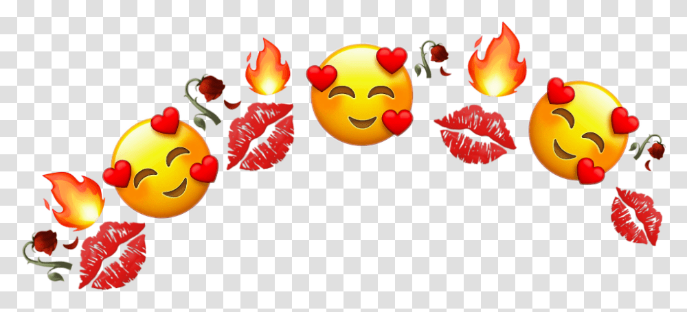 Red Emoji Crown Emojicrown Love Cute Aesthetic Cartoon, Fire, Birthday Cake, Dessert, Food Transparent Png