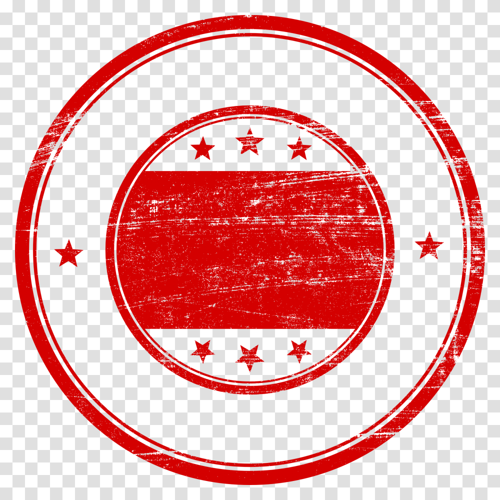 Red Empty Stamp Vector Circle Stamp, Symbol, Logo, Trademark, Number Transparent Png