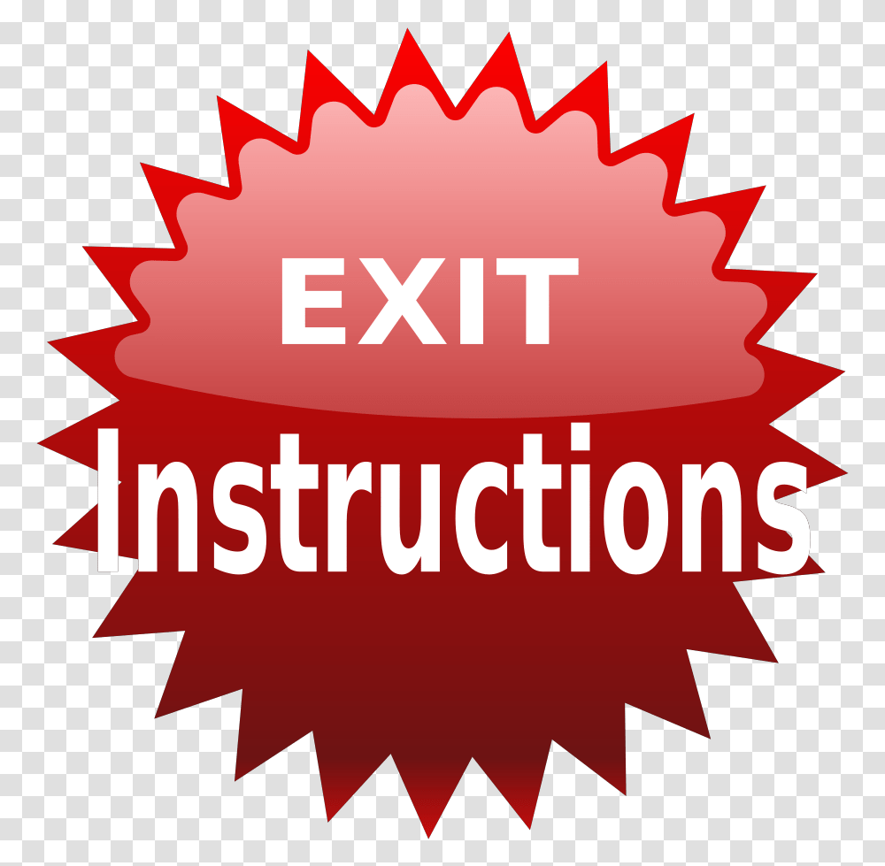 Red Exit Button Svg Clip Arts 600 X Px National Route Star Button, Label, Text, Poster, People Transparent Png