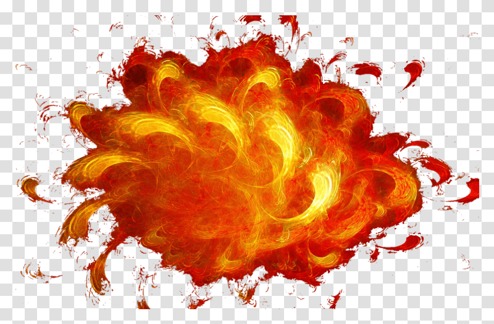 Red Explosion Fire Explosion, Flame, Pattern, Nature, Outdoors Transparent Png